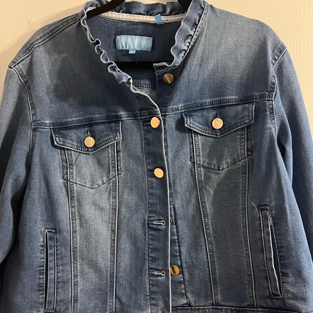 NWT Draper James Denim Jacket XXL